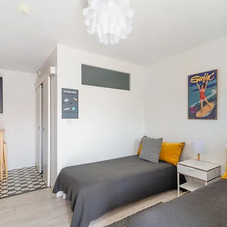 Surf 300m De La Apartament Biarritz